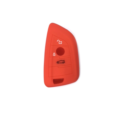 FUNDA MANDO BMW ROJO 3  BOTONES