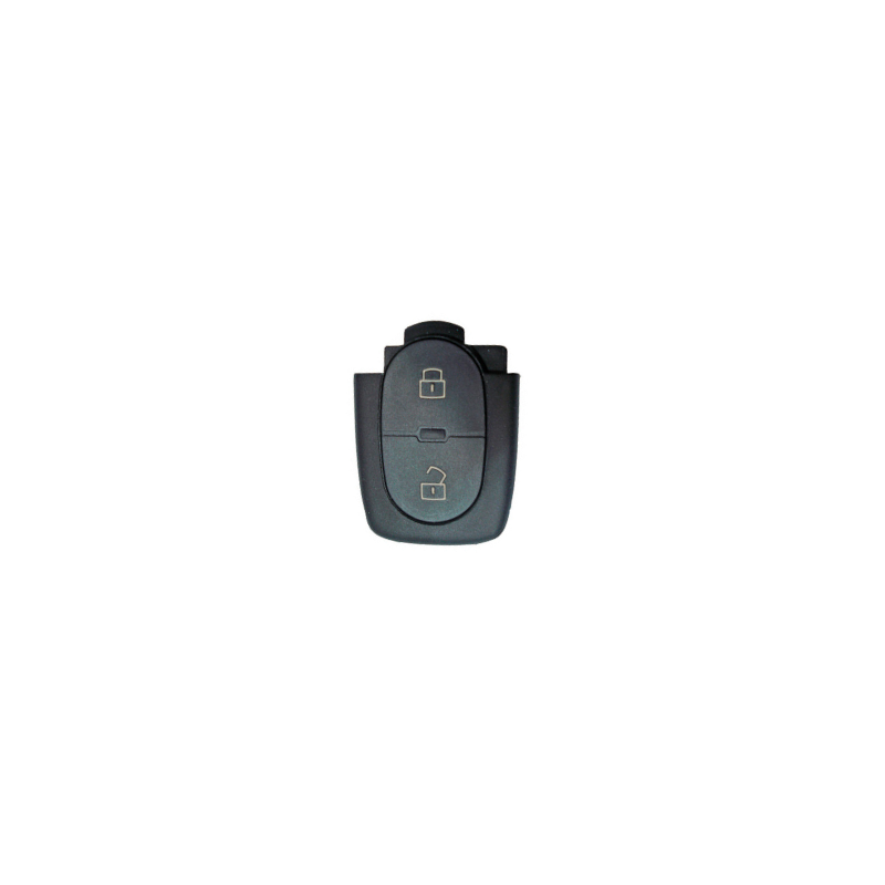 CARCASA MANDO PLEGABLE AUDI 2 BOTONES PILA PEQUEÑA