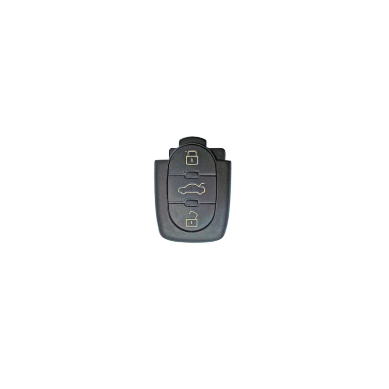 CARCASA MANDO PLEGABLE AUDI 3 BOTONES PILA PEQUEÑA
