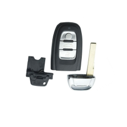 CARCASA TELEMANDO INSERTABLE/KEYLESS AUDI CROMADA