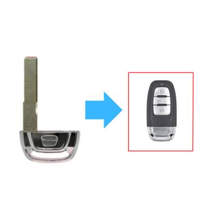 ESPADIN MANDO KEYLESS AUDI 2008+  HU66
