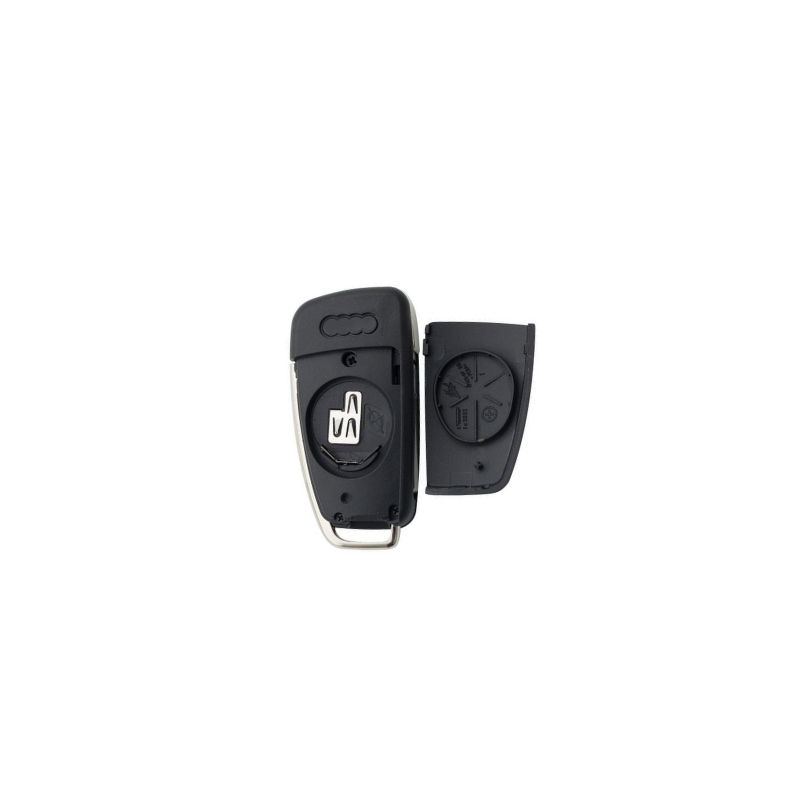 CARCASA TELEMANDO PLEGABLE AUDI 3 BOTONES