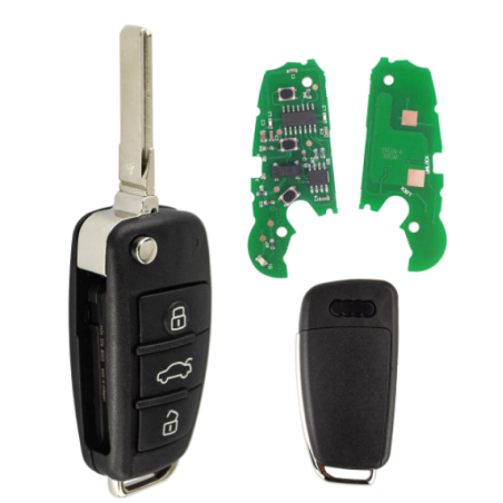 TELEMANDO PLEG AUDI A6/Q7 ID8E 868MHZ 3 BOTONES