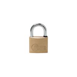PADLOCK 30 MM BRASS DIMPLE KEY STD SH