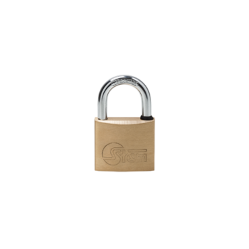 PADLOCK 40 MM BRASS DIMPLE KEY STD SH