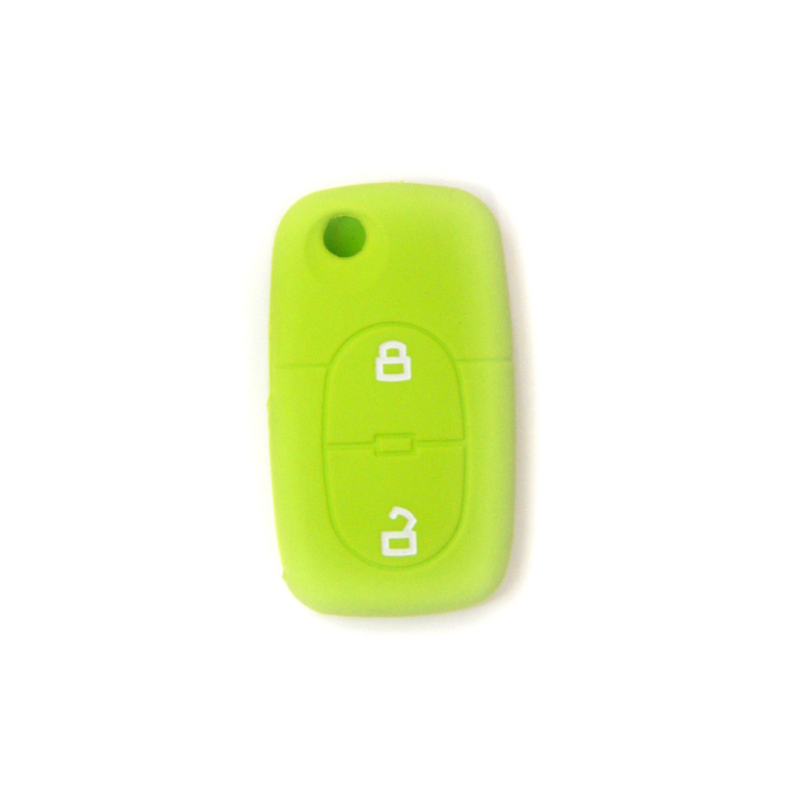 FUNDA MANDO AUDI VERDE CLARO 2 BOTONES