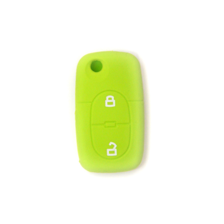 FUNDA MANDO AUDI VERDE CLARO 2 BOTONES