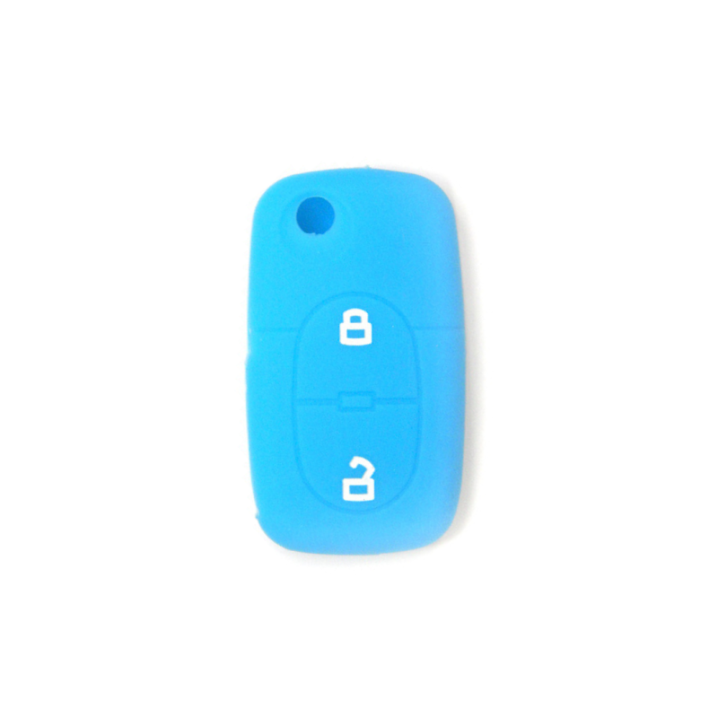 FUNDA MANDO AUDI AZUL 2 BOTONES