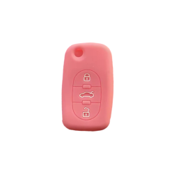 FUNDA MANDO AUDI ROSA 3 BOTONES