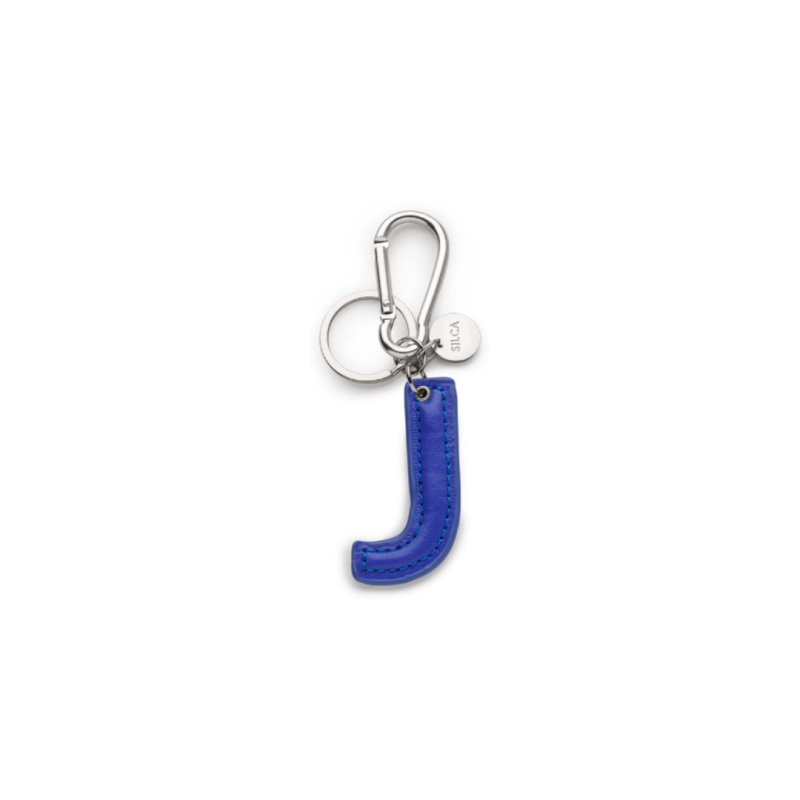 LLAVERO LETRA J AZUL X5