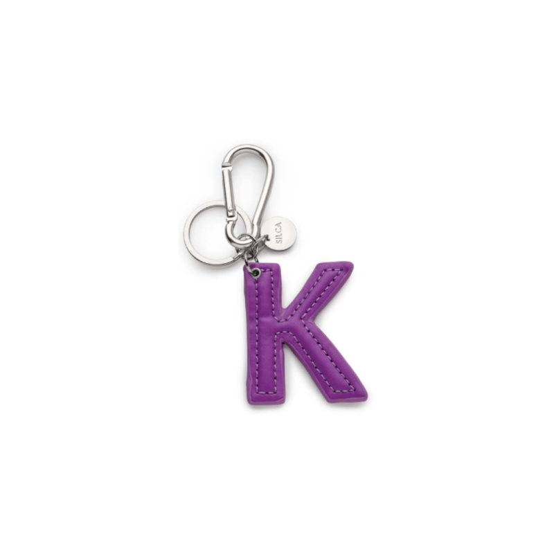LLAVERO LETRA K VIOLETA X5