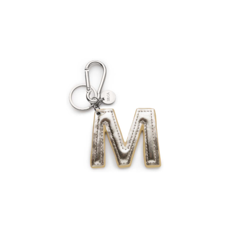 LLAVERO LETRA M ORO X5