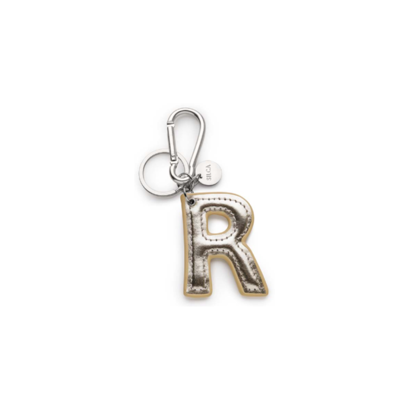 LLAVERO LETRA R ORO X5