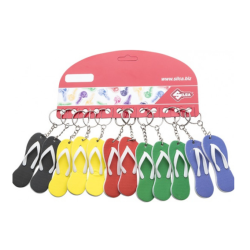 LLAVERO FLOTANTE FLIPFLOP X12 SURTIDOS
