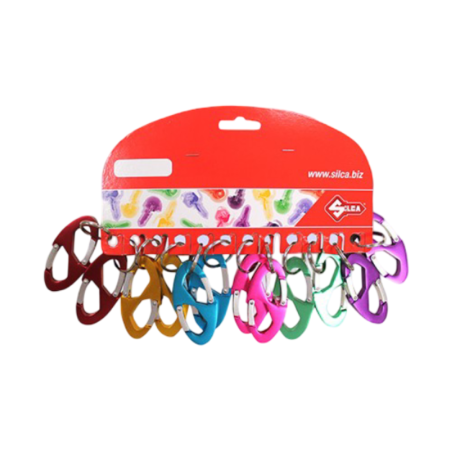 MOSQUETÓN DOBLE 65X35 X12 COL. SURTIDOS