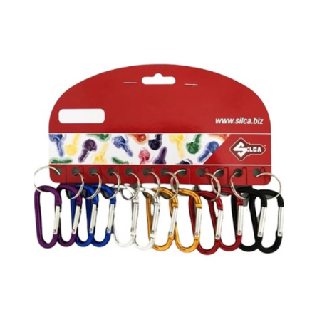 MOSQUETÓN 80X45 ENG.&ANILLA X12 COL.SUR.