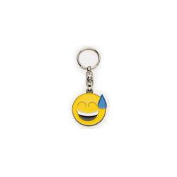 LLAVERO EMOJI CARA SONRIENTE CON GOTA X5