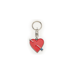 LLAVERO EMOJI CORAZÓN CON FLECHA X5