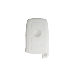 FUNDA MANDO BMW BLANCO SUAVE 4 BOTONES