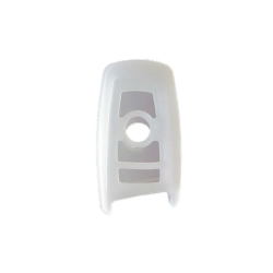 FUNDA MANDO BMW BLANCO SUAVE 4 BOTONES