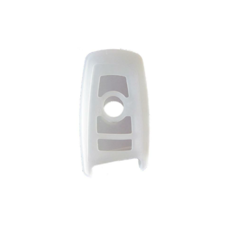 FUNDA MANDO BMW BLANCO FUERTE 4 BOTONES
