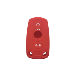 FUNDA MANDO BMW ROJO 3 BOTONES