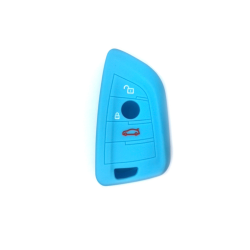 FUNDA MANDO BMW AZUL 3  BOTONES