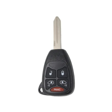 CARCASA TELEMANDO FIJO JEEP/CHRYSLER 5 BOTONES