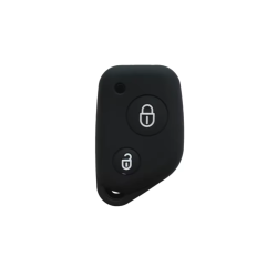 FUNDA MANDO FIJO CITROEN/PEUGEOT NEGRO 2 BOTONES