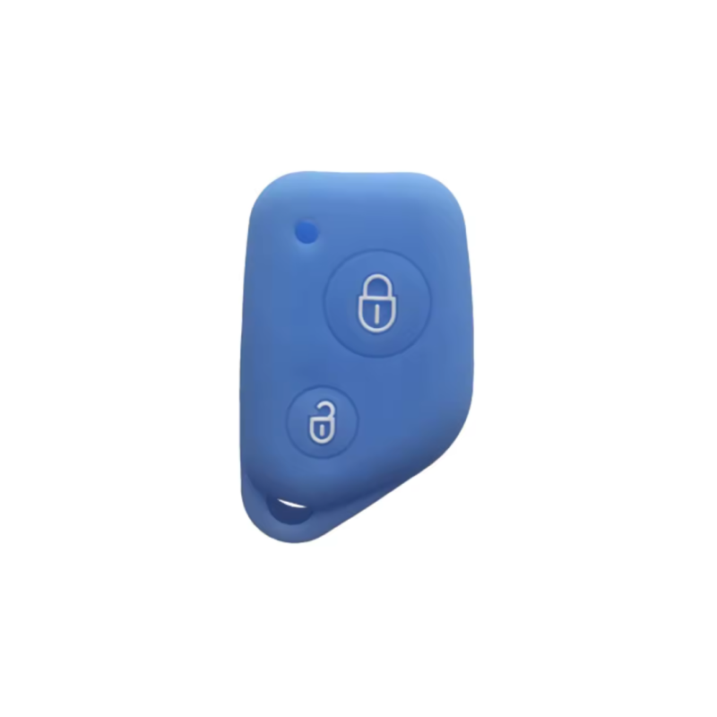 FUNDA MANDO FIJO CITROEN/PEUGEOT AZUL 2 BOTONES