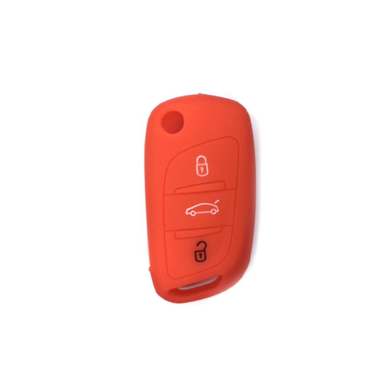 FUNDA MANDO CITROEN DS ROJO 3 BOTONES