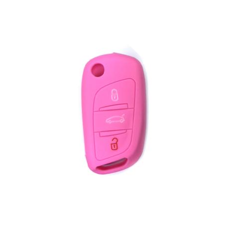 FUNDA MANDO CITROEN DS ROSA 3 BOTONES
