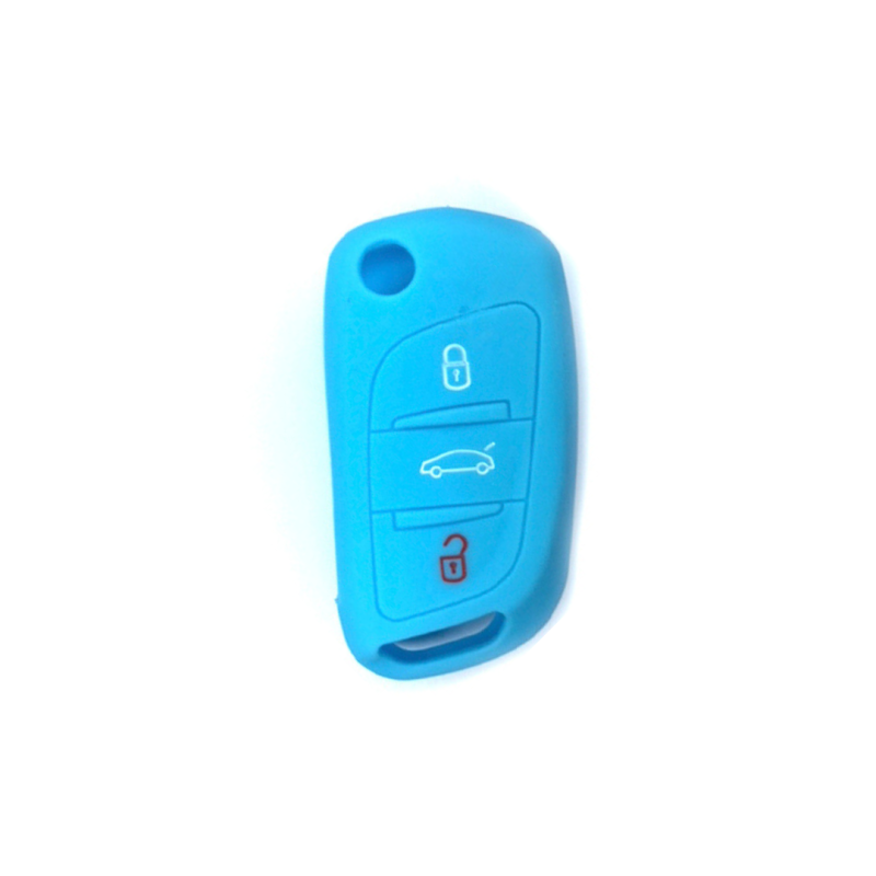 FUNDA MANDO CITROEN DS AZUL CLARO 3 BOTONES