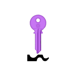 LLAVE ULTRALITE - VIOLETA
