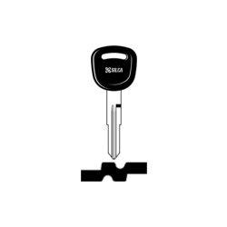 LLAVE VEHICULO CAB. PLASTICO ESPECIAL (acero)