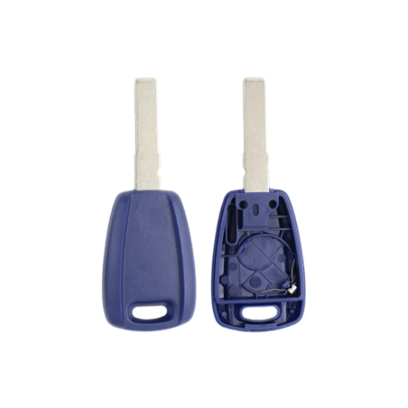 CARCASA MANDO FIJO FIAT 1 BOTON  SIP22  AZUL