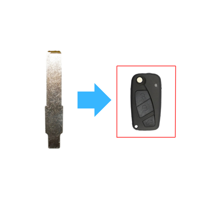 ESPADIN PARA MANDO PLEGABLE FIAT   SIP22  ANTIGUO