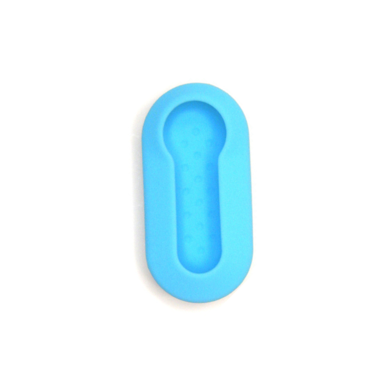FUNDA MANDO FIAT/PSA AZUL 3 BOTONES