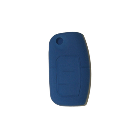 FUNDA MANDO PLEG. FORD AZUL 3 BOTONES
