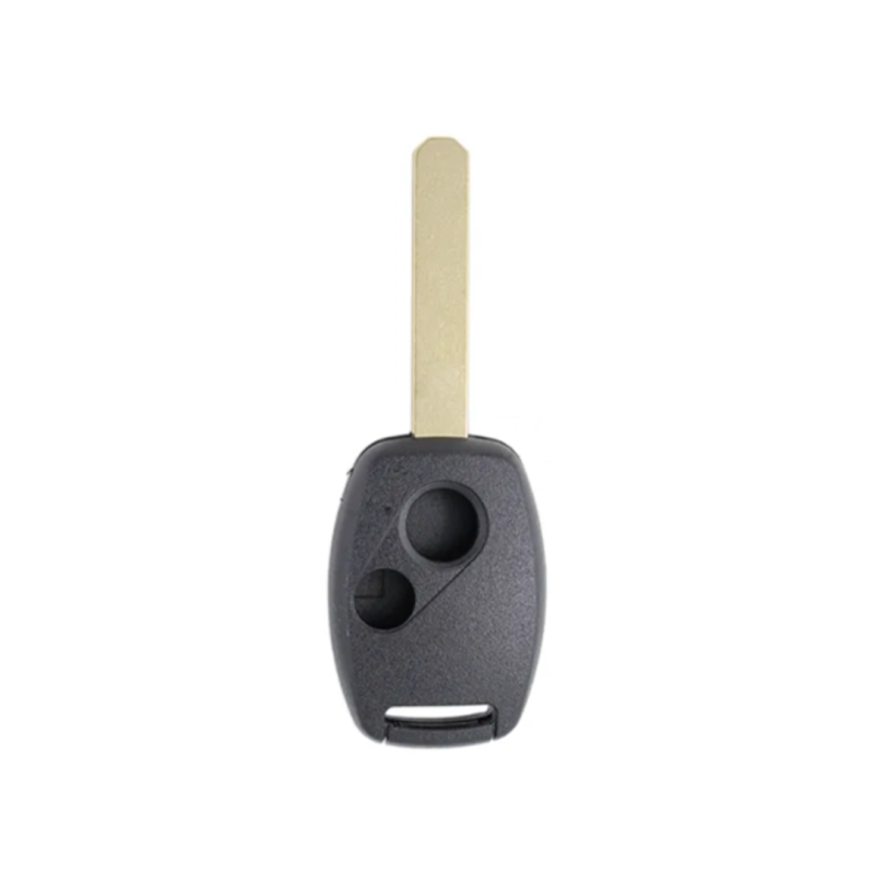 CARCASA MANDO FIJO HONDA 2 BOTONES (CHIP CRISTAL)