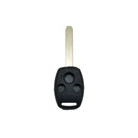 CARCASA MANDO FIJO HONDA 3 BOTONES (CHIP CRISTAL)