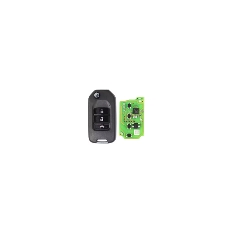 TELEMANDO PLEGABLE HONDA CIVIC  ID47 (G) 3 BOTONES