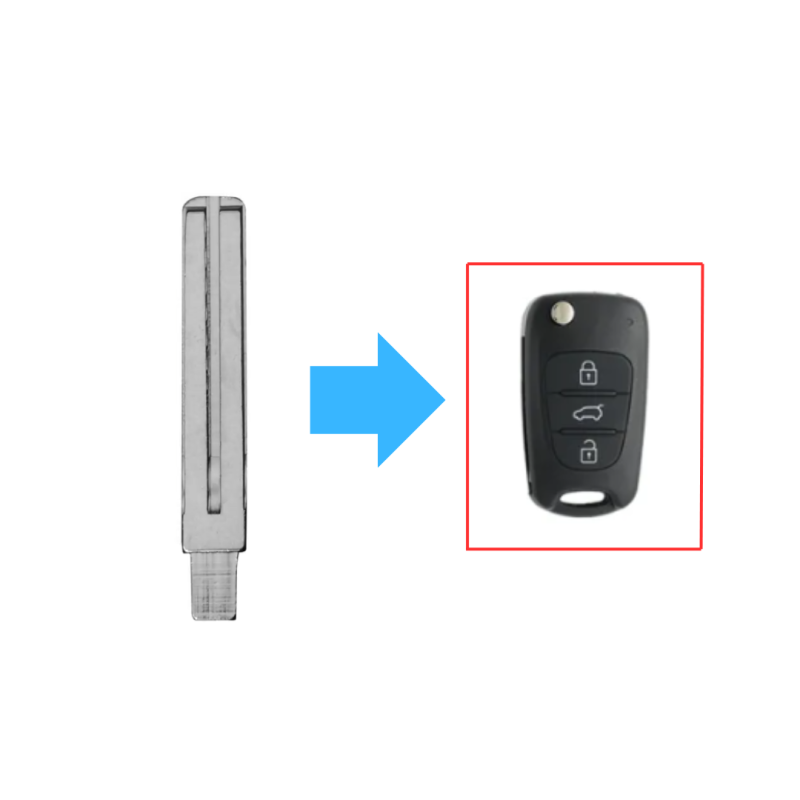 ESPADIN PARA MANDO PLEGABLE HYUNDAI I30  HY22