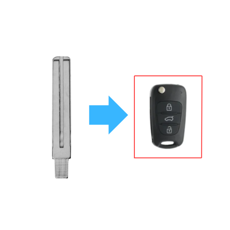 ESPADIN PARA MANDO PLEGABLE HYUNDAI I30  HY22