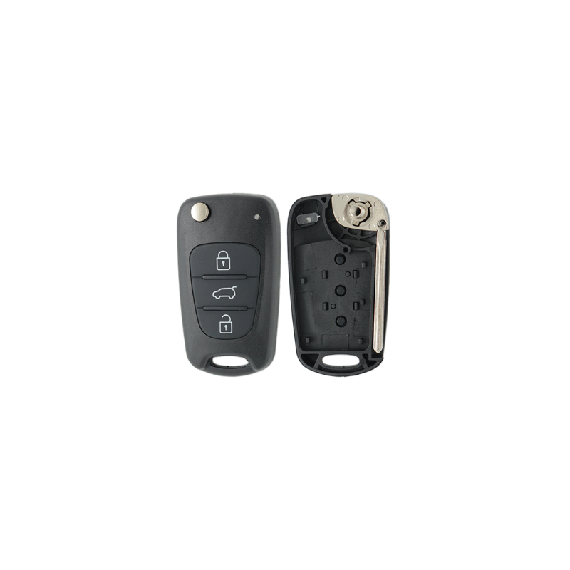 CARCASA PLEG. HYUNDAI/KIA 3 BOTONES