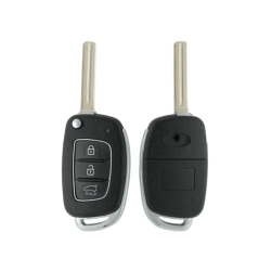 CARCASA MANDO PLEG. HYUNDAI 2016+ 3 BOTONES  HY22