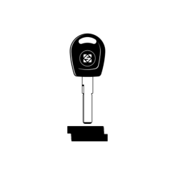 LLAVE VEHICULO CAB. PLASTICO ESPECIAL (laton)