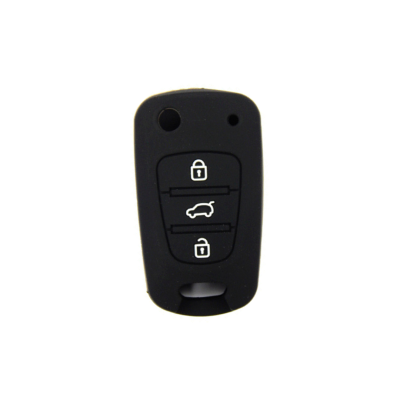 FUNDA MANDO HYUNDAI/KIA NEGRO 3 BOTONES