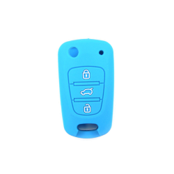 FUNDA MANDO  HYUNDAI/KIA AZUL 3 BOTONES