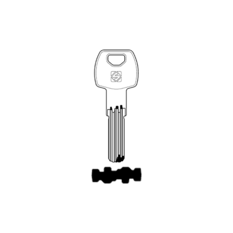 LLAVE PARA CILINDRO SEGURIDAD